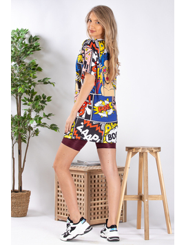 Tricou Dama OversizeTshirt Albastru