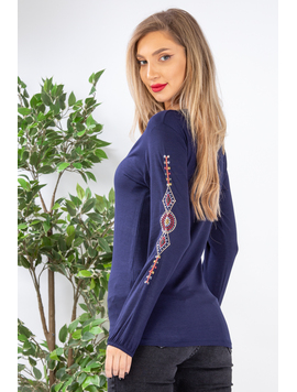Bluza Dama Ethel Bleumarin