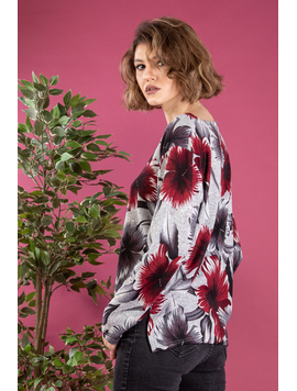 Bluza Dama ShortFlowerOne Grena