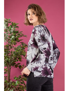 Bluza Dama ShortFlowerOne Mov