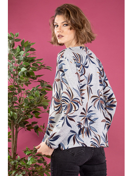 Bluza Dama ShortFlowerTwo Gri