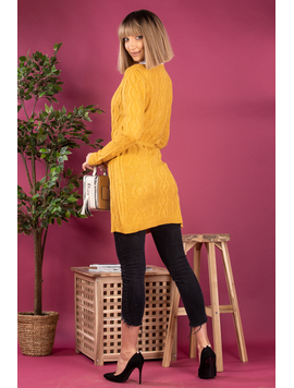 Cardigan Dama HenreyOne Mustar