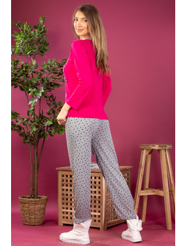 Pijama Dama TeeganFour Fucsia