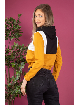 Hanorac Dama ThreeHood One Mustar