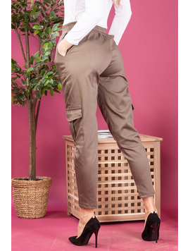 Pantaloni Dama CargoDown Bej Inchis