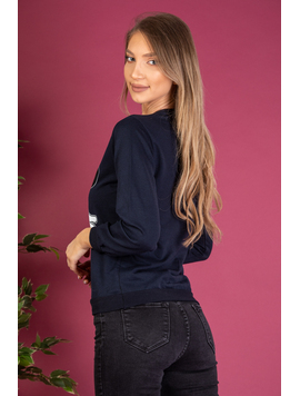 Bluza Dama LittleMouse Bleumarin