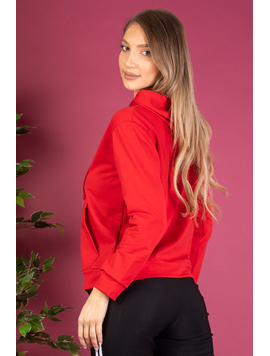 Hanorac Dama SimpleHoodie Rosu