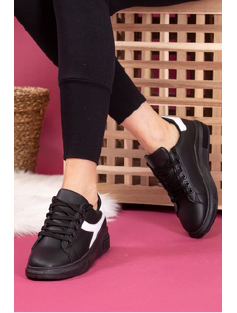 Adidasi Dama SportStar One Negru si Alb