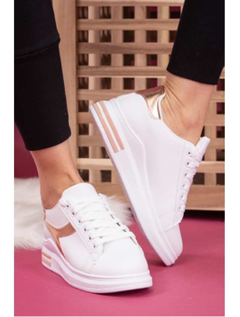 Adidasi Dama SportStar Two Alb si Auriu