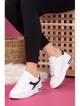 Adidasi Dama SportStar One Alb si Negru