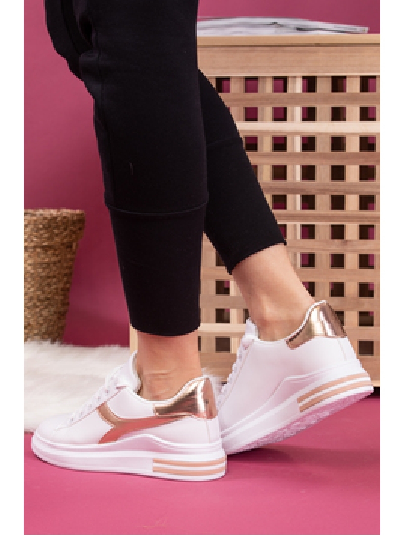 Adidasi Dama SportStar Two Alb si Auriu