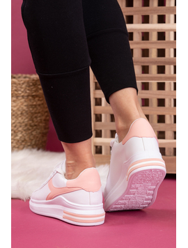 Adidasi Dama SportStar One Alb si Roz