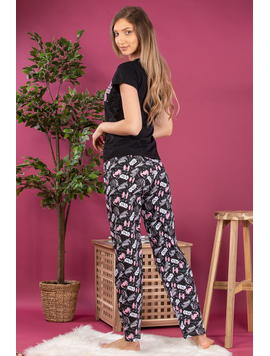 Pijama Dama WarsStar Negru