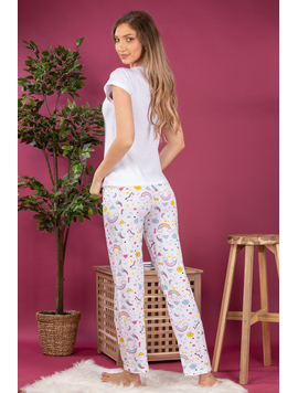 Pijama Dama SweetSleep Alb