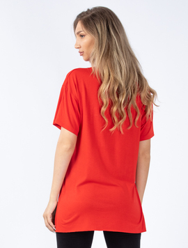 Tricou Dama Palmss Rosu
