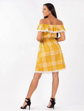 Rochie Dama MakennaOne Mustar