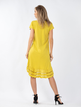 Rochie Dama Kelley Mustar