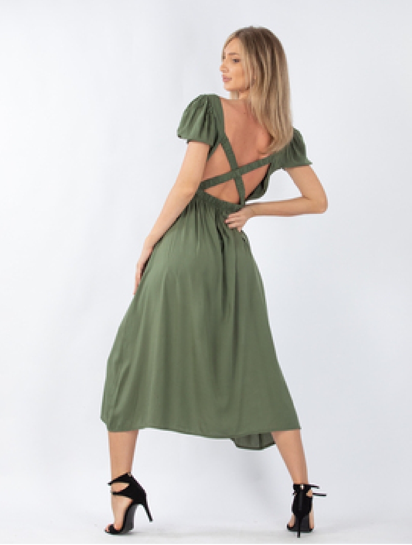 Rochie Dama Tina Kaki