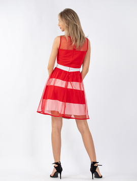 Rochie Dama Sybil Rosu