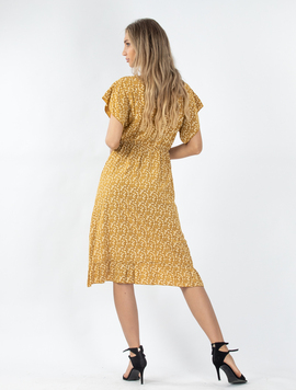 Rochie Dama Shae Mustar