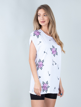 Tricou Dama Jefferas Alb