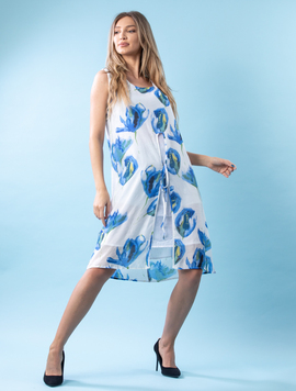Rochie Dama Christie Albastru