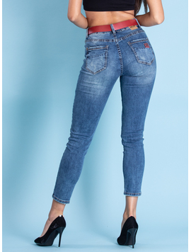 Blugi Dama RosaliesJeans Bleumarin