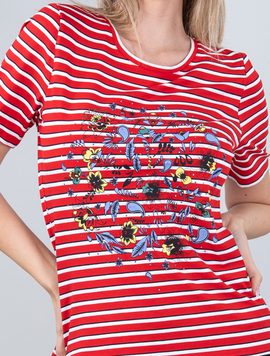 Tricou Dama Dyer Rosu