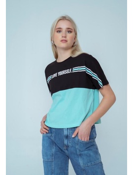 Tricou Dama DarlingVibe Turcoaz