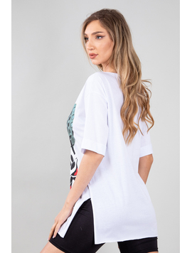 Tricou Dama Animation One Alb