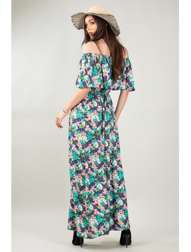 Rochie Dama Lunga RoyalFlower One Verde