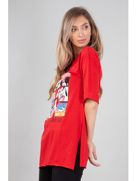 Tricou Dama Leilani Rosu