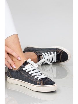 Tenisi Dama DenimPatcher Negru