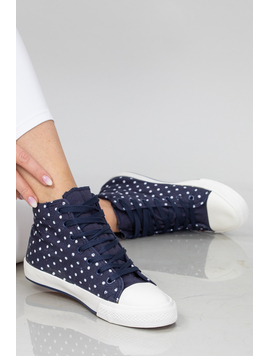 Tenisi Dama HeartDots Bleumarin