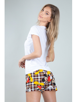 Pijama Dama Prentice Alb