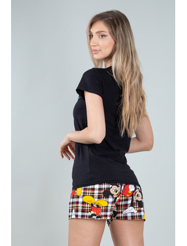 Pijama Dama Prentice Negru
