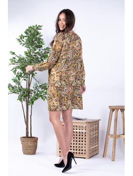 Rochie Dama Stone Mustar