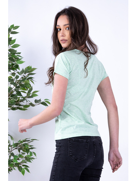 Tricou Dama BFF Heart Vernil