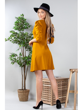 Rochie Dama Gentry Mustar