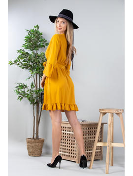 Rochie Dama Kacy Mustar
