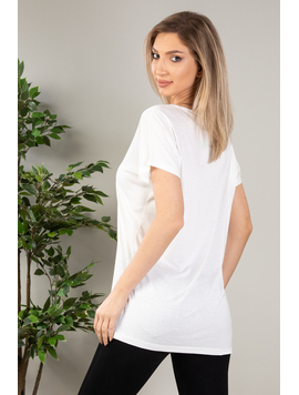 Tricou Dama Bannister Alb