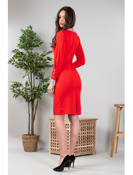 Rochie Dama Midi Barclay Rosu