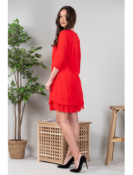 Rochie Dama Estrada Rosu