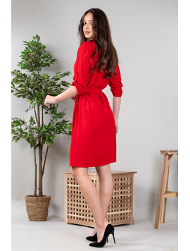 Rochie Dama Midi Ayla Rosu