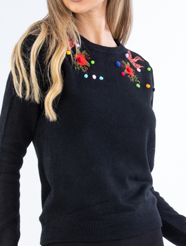 Pulover Dama Milly Negru