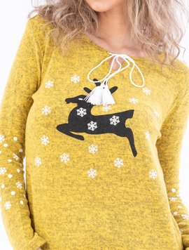 Bluza Dama Hugh Mustar