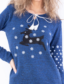 Bluza Dama Hugh Albastru
