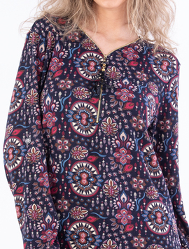 Bluza Dama Gareth Three Bleumarin
