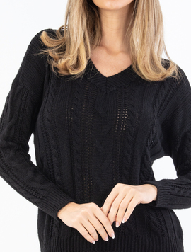 Pulover Dama Abilene Negru