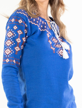 Bluza Dama Jaqueline Albastru